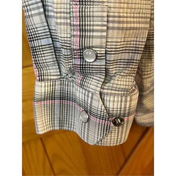 Panhandle Rough Stock Mens Western Shirt XL/18 Pearl Snap (0378) - Picture 8 of 9